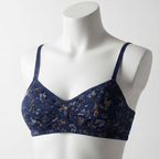 Premium Floral Cotton Non-Padded Bra