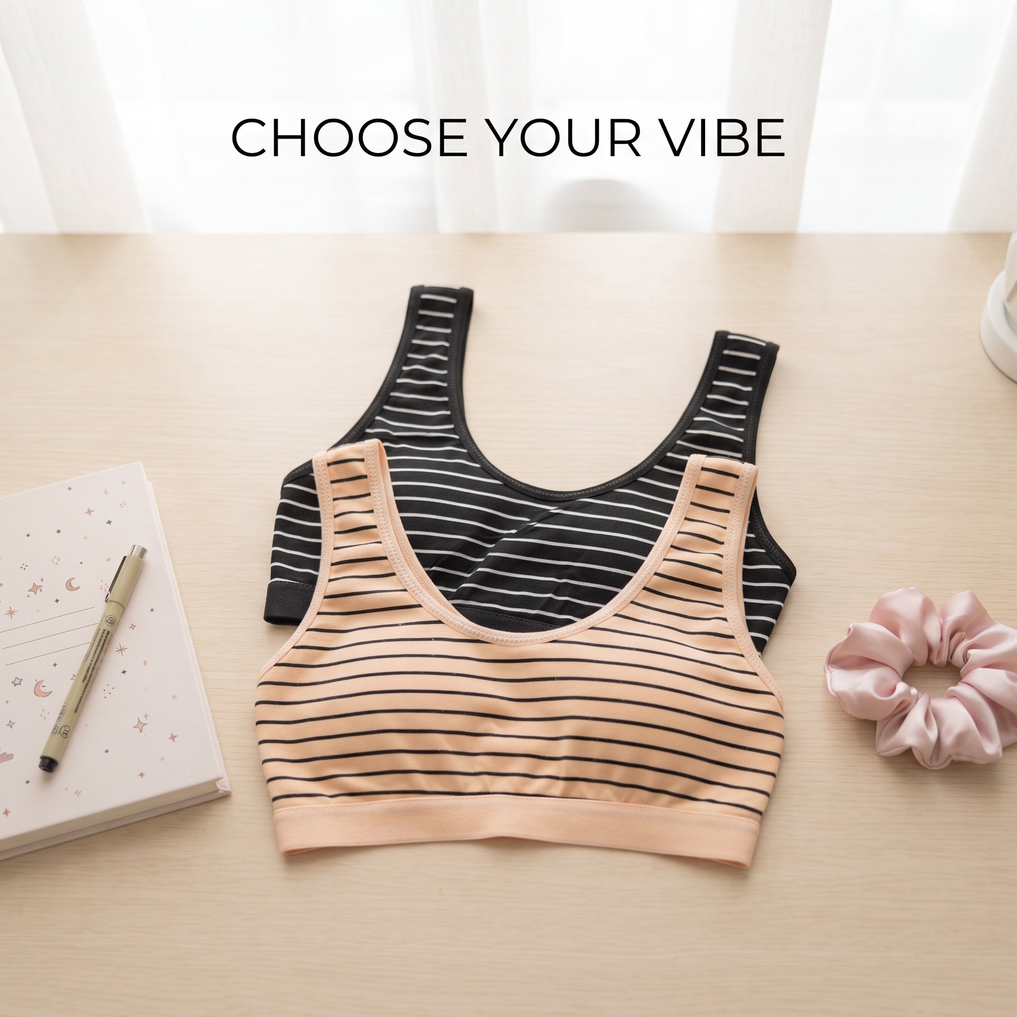 Seamless Cotton Bra Pack of 2
