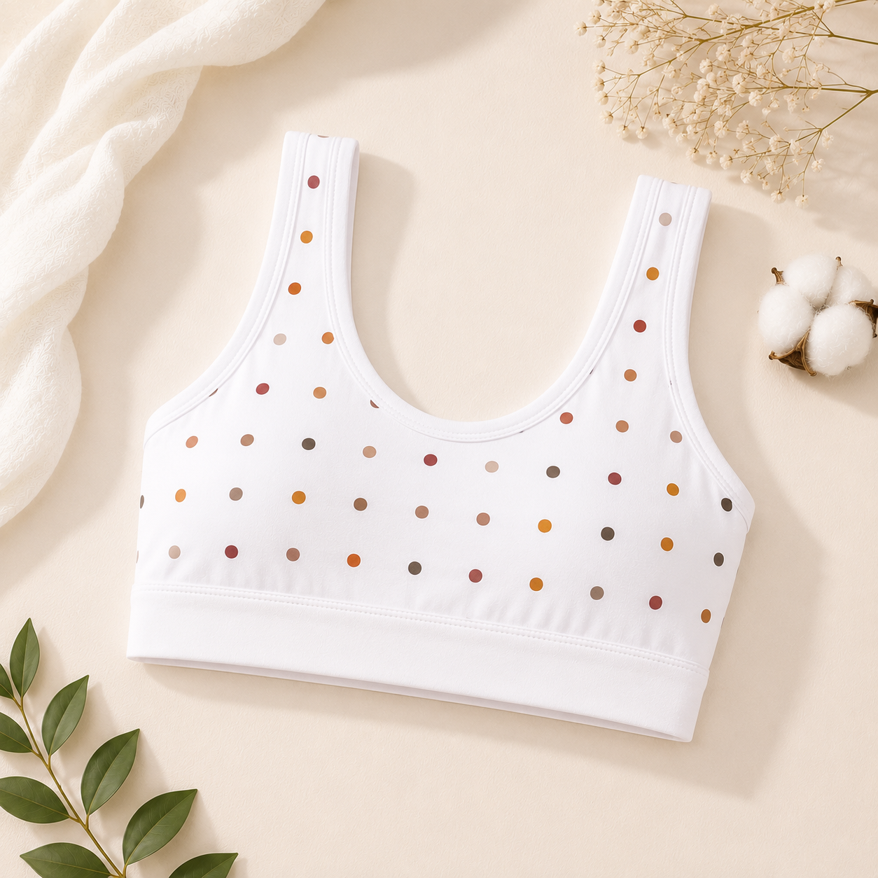 Soft Cotton Bra – Pack of 3 (Classic Colors)